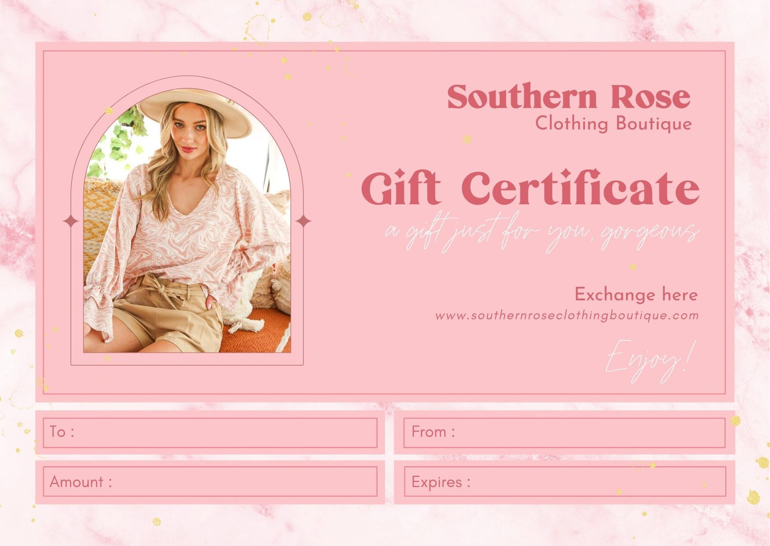 Southern Rose Clothing Gift Card