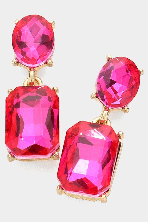 Square Drop Earrings