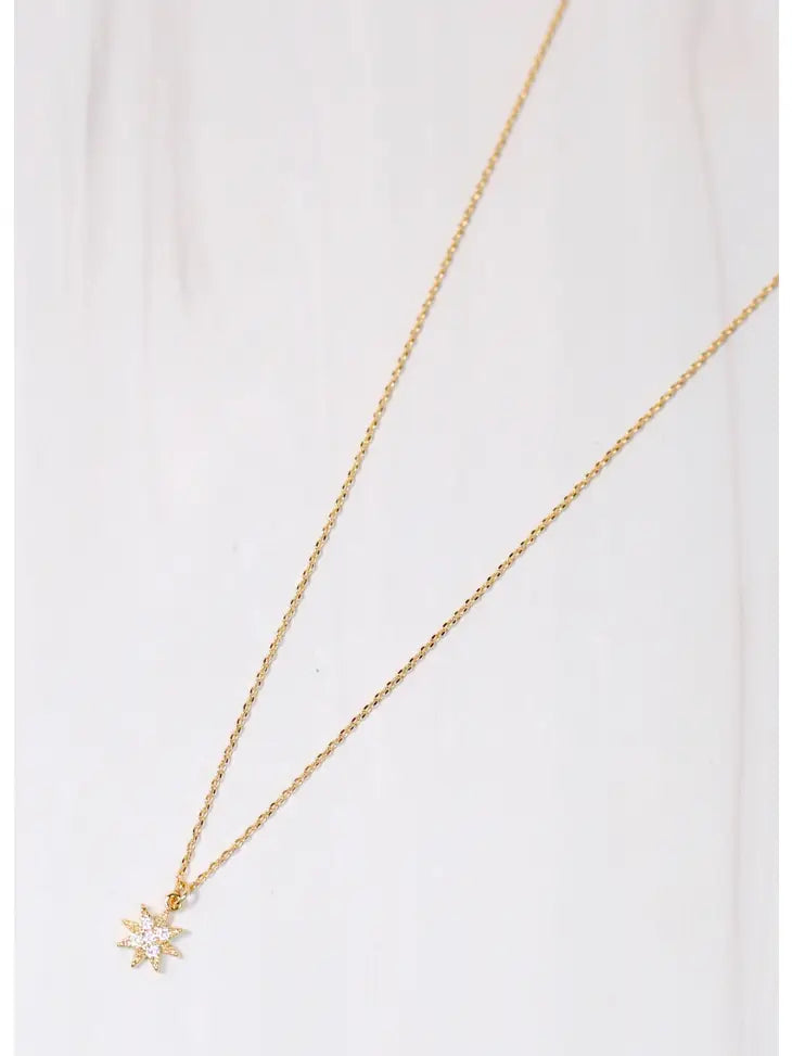 Starry Night Gold Dainty Necklace