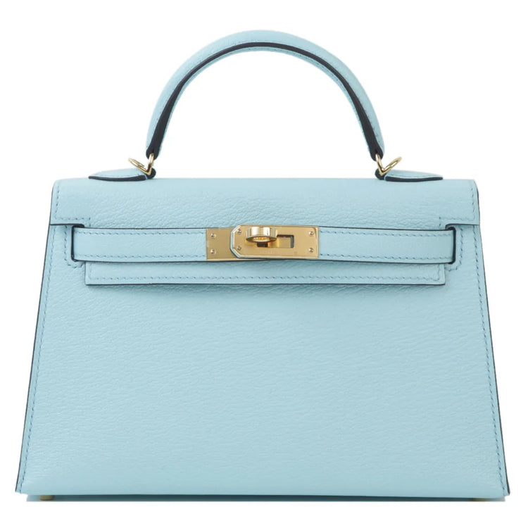 Luxurious Diana Light Blue Handbag