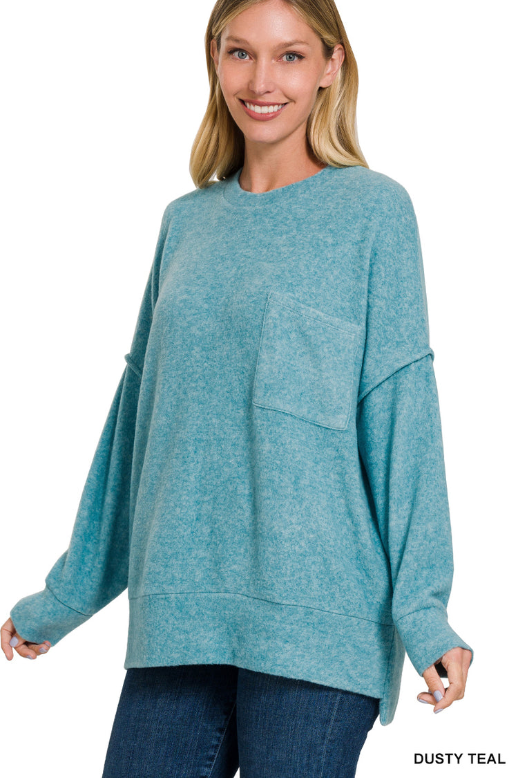 Cozy Drop Shoulder Sweater