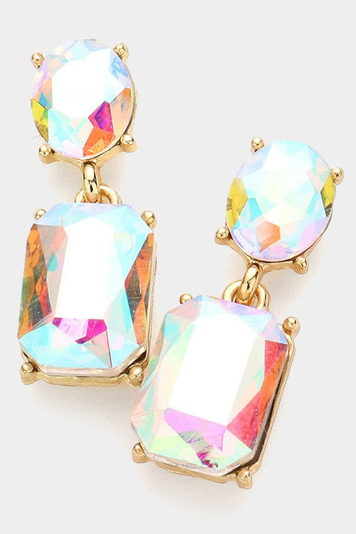 Your One Chance Square Drop Earrings