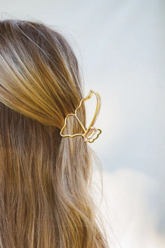Flirt & Flutter Butterfly Gold Hair Claw