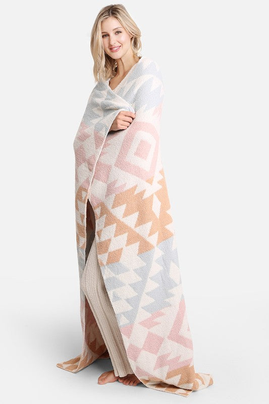 Tribal Print Luxury Soft Throw Blanket