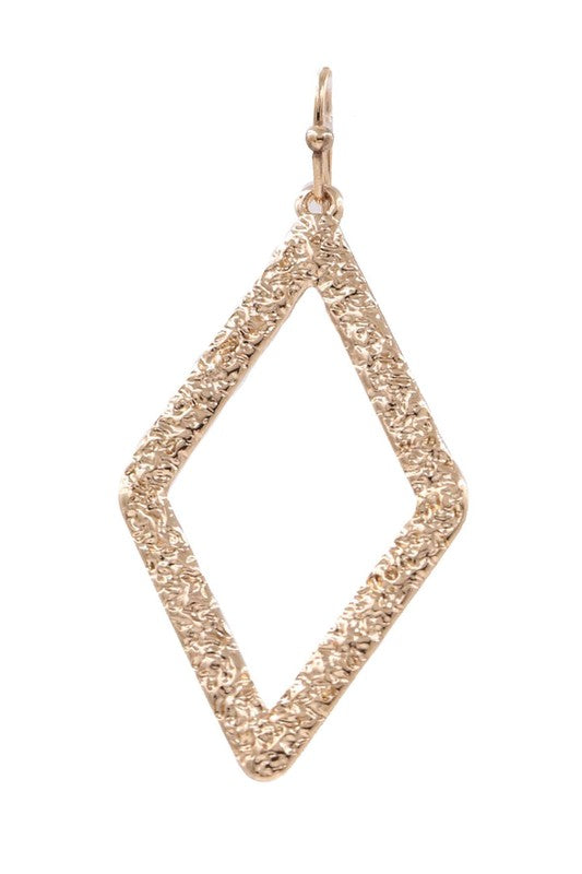 Diamond Gold Drop Earrings