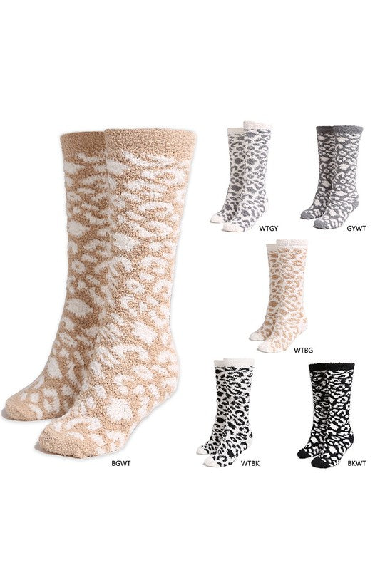 Luxury Leopard Pattern Winter Socks