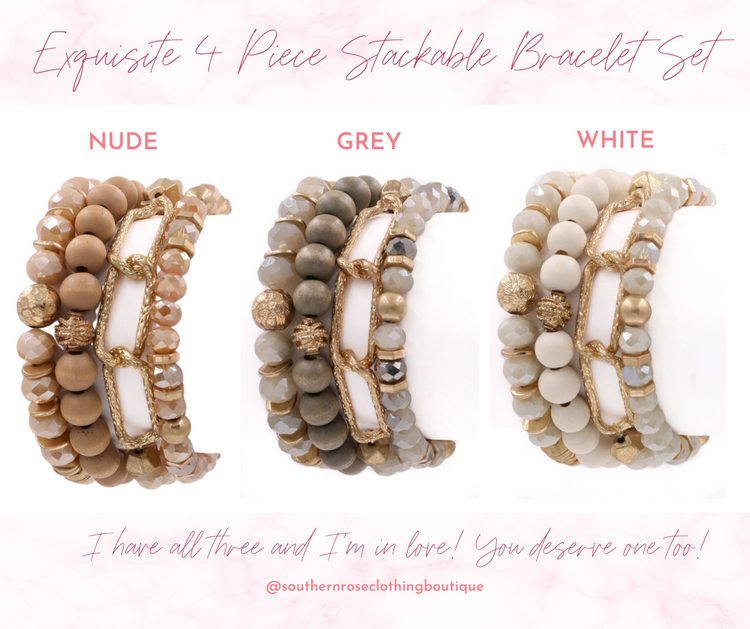You need this bracelet stack! Believe me I wear it more than anything and I have every color here shown :)