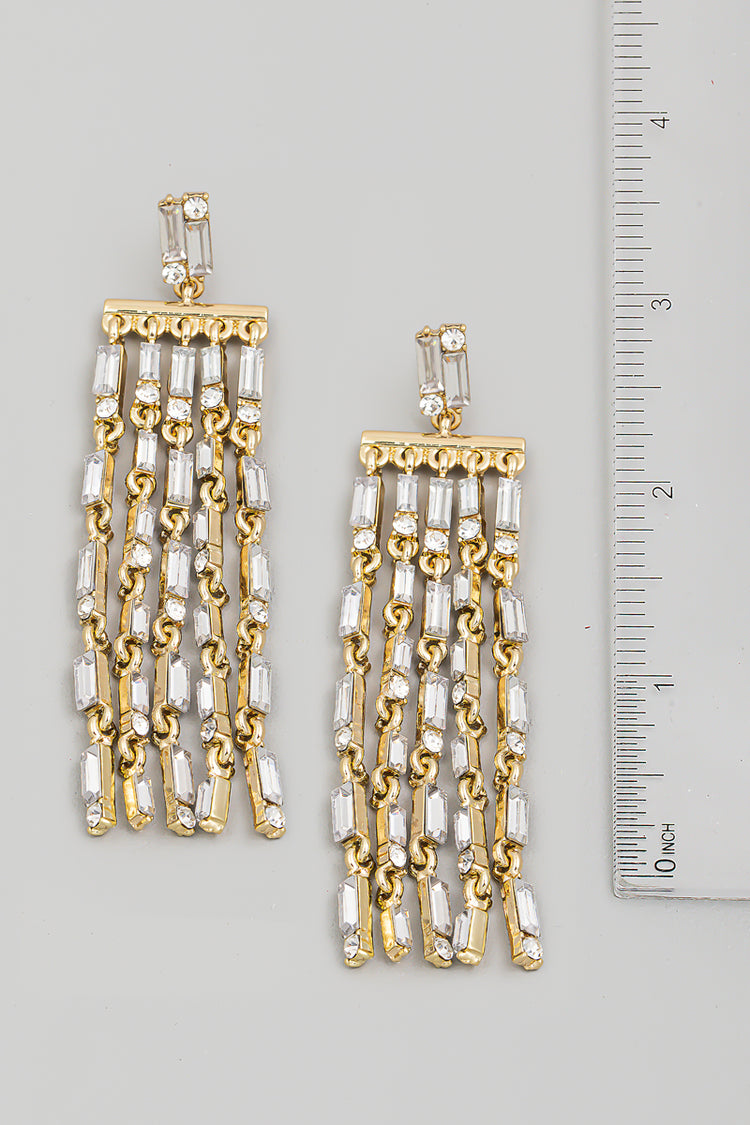 Crystal Fringe Earrings