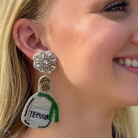 Cheaper than Therapy Tequila Earrings